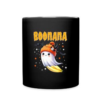 Halloween Kostüm Kinder BOONANA Lustiges - Tasse einfarbig - Schwarz - Vorne