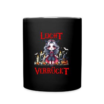 Halloween SLIGHTLY CRAZY Halloween Party - Full Colour Mug - black - Front