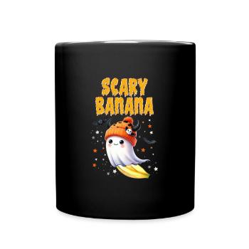 Costume d’Halloween Enfants EFFRAYANT BANANE Drôle - Mug uni - noir - Devant
