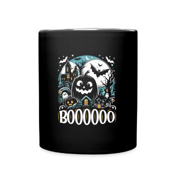 Costume d’Halloween Enfants BOOOOO Drôle Halloween - Mug uni - noir - Devant