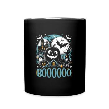 Costume d’Halloween Enfants BOOOOO Drôle Halloween - Mug uni - noir - Devant