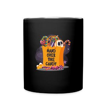 Costume d’Halloween Enfants REMETTRE LE BONBON Drôle - Mug uni - noir - Devant
