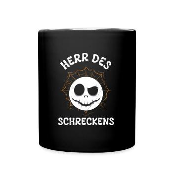 Halloween Kostüm Kinder HERR DES SCHECKENS Lustig - Tasse einfarbig - Schwarz - Vorne
