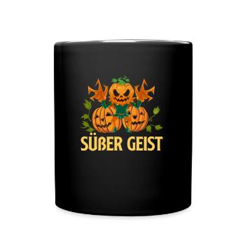 Halloween Kids SWEET SPIRIT Pumpkins Halloween - Full Colour Mug - black - Front