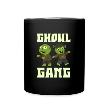 Halloween Kostüm Kinder GHUL BANDE Lustiges - Tasse einfarbig - Schwarz - Vorne