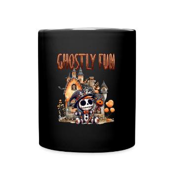 Fête d’Halloween Enfants FANTOMATIQUE FUN Drôle - Mug uni - noir - Devant