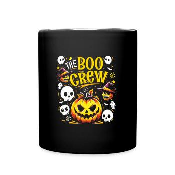 Halloween Costume Kids THE BOO CREW Fun - Full Colour Mug - black - Front