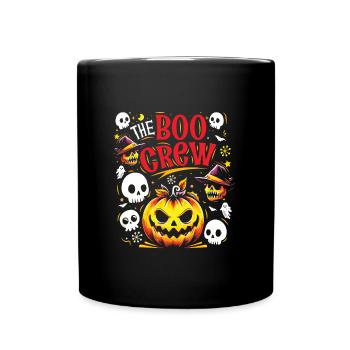 Halloween Costume Kids THE BOO CREW Fun - Full Colour Mug - black - Front