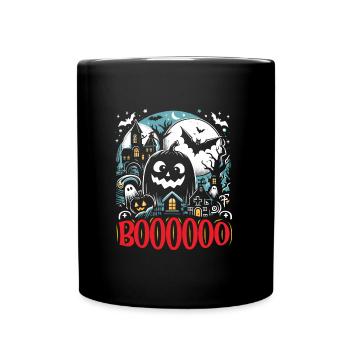 Costume d’Halloween Enfants BOOOOO Drôle Halloween - Mug uni - noir - Devant