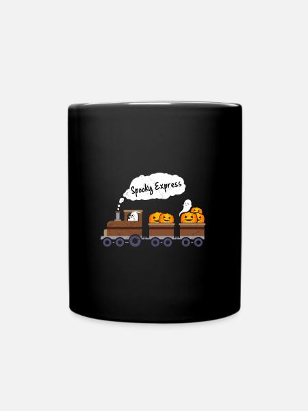Halloween Costume Kids SPUK EXPRESS Funny - Full Colour Mug - black
