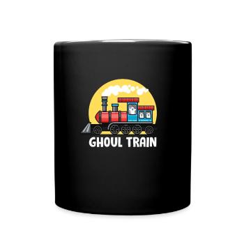 Halloween Party GHOUL TRAIN Funny Halloween - Full Colour Mug - black - Front