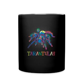 Fête costumée d’Halloween TARANTULAS Kids Cooles - Mug uni - noir - Devant
