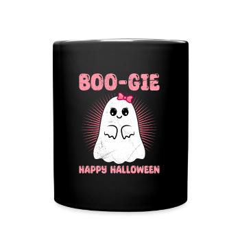 Halloween Party BOO-GIE HAPPY HALLOWEEN Horror - Full Colour Mug - black - Front