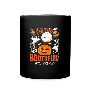 Costume d’Halloween Enfants JE SUIS TROP BOOTIFUL Drôle - Mug uni - noir - Devant