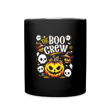Halloween Costume Kids THE BOO CREW Fun - Full Colour Mug - black - Front