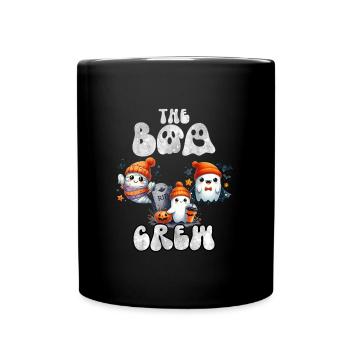 Halloween Costume Kids THE BOO CREW Fun - Full Colour Mug - black - Front