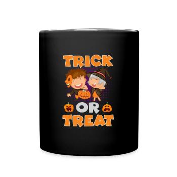 Costume d’Halloween Enfants TRICK OR TREAT Fun - Mug uni - noir - Devant