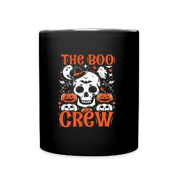 Halloween Costume Kids THE BOO CREW Fun - Full Colour Mug - black - Front