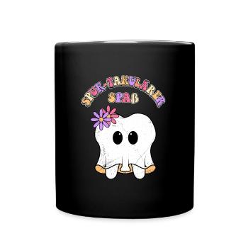 Fête d’Halloween SPUK-TACULAR FUN Drôle - Mug uni - noir - Devant