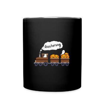 Halloween Costume GHOST TRAIN Halloween Party - Full Colour Mug - black - Front