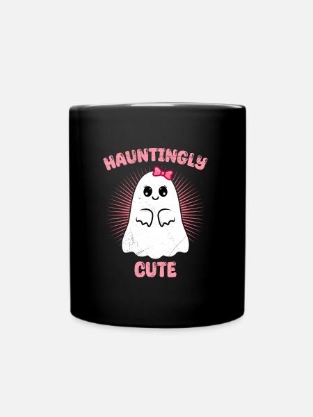 Costume d’Halloween Enfants HANTINGLY CUTE Drôle - Mug uni - noir