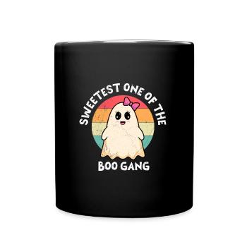 Halloween Girl THE CUTEST OF THE HAUNTED TROUPE - Full Colour Mug - black - Front