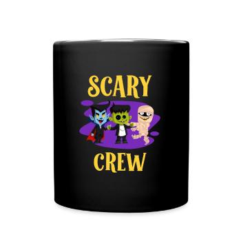 Costume d’Halloween Enfants SCARY CREW Drôle - Mug uni - noir - Devant