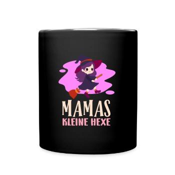 Halloween Girl MAMAS LITTLE WITCH Funny - Full Colour Mug - black - Front