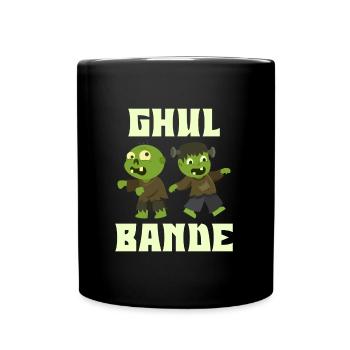 Halloween Kostüm Kinder GHUL BANDE Lustiges - Tasse einfarbig - Schwarz - Vorne