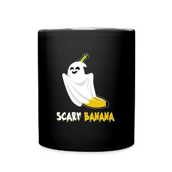 Costume d’Halloween Enfants EFFRAYANT BANANE Drôle - Mug uni - noir - Devant