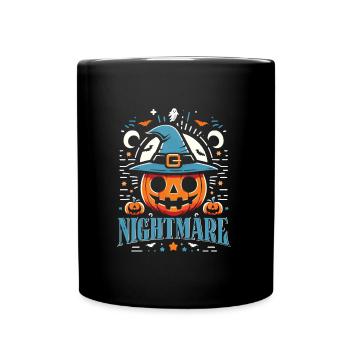 Halloween Costume Kids NIGHTMARE Funny - Full Colour Mug - black - Front