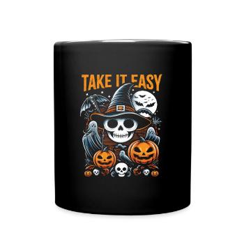 Costume d’Halloween Enfants TAKE IT EASY Fun - Mug uni - noir - Devant