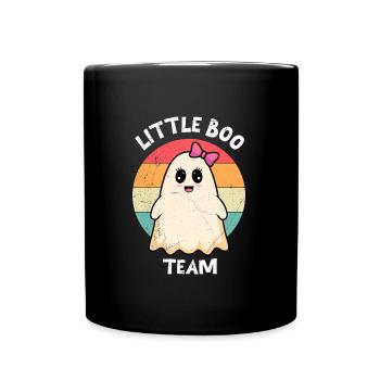 Halloween Costume Kids LITTLE BOO TEAM Funny - Full Colour Mug - black - Front