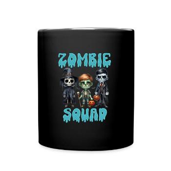 Halloween Kostüm Kinder ZOMBIE SQUAD Lustiges - Tasse einfarbig - Schwarz - Vorne