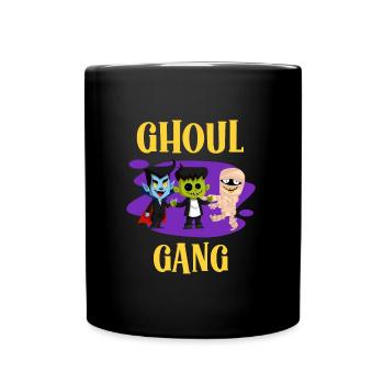 Halloween Kostüm Kinder GHUL BANDE Lustiges - Tasse einfarbig - Schwarz - Vorne