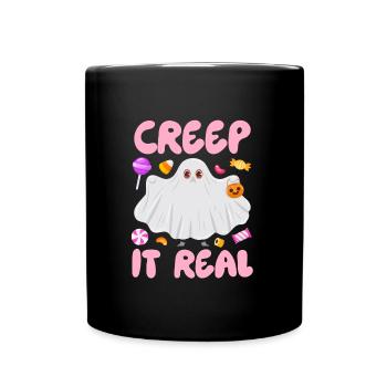 Fête d’Halloween CREEP IT REAL Funny Kids - Mug uni - noir - Devant