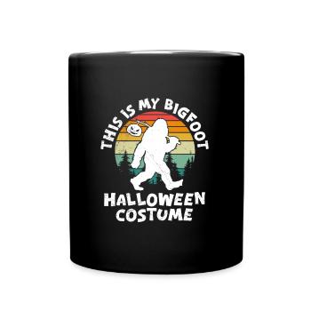 Halloween Party THIS IS MY BIGFOOT HALLOWEEN - Tasse einfarbig - Schwarz - Vorne