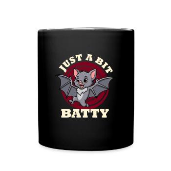Halloween Costume SLIGHTLY CRAZY Funny Kids - Full Colour Mug - black - Front