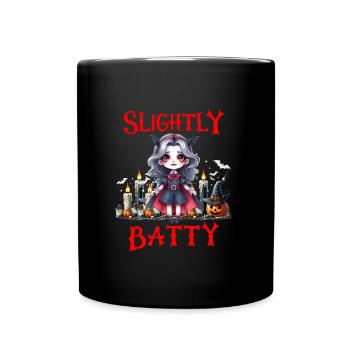 Halloween SLIGHTLY CRAZY Halloween Party - Full Colour Mug - black - Front