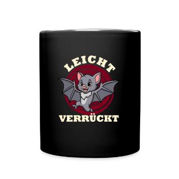 Halloween Costume SLIGHTLY CRAZY Funny Kids - Full Colour Mug - black - Front
