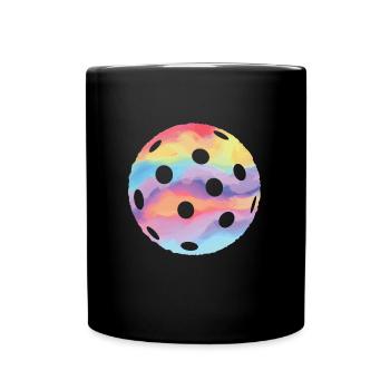 Floorball Ball Innebandy Girls Floorball - Full Colour Mug - black - Front