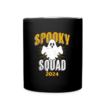 Halloween Kostüm Kinder SPOOKY SQUAD 2024 - Tasse einfarbig - Schwarz - Vorne