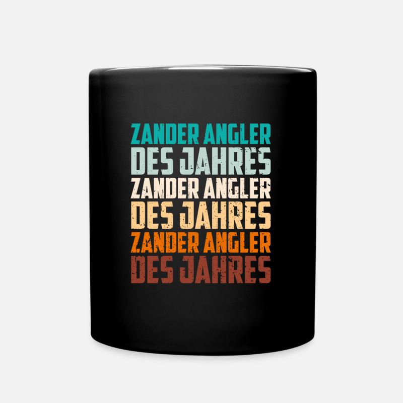 ZANDER ANGLER DES JAHRES ZANDER ANGLER DES JAHRES - Tasse einfarbig - Schwarz