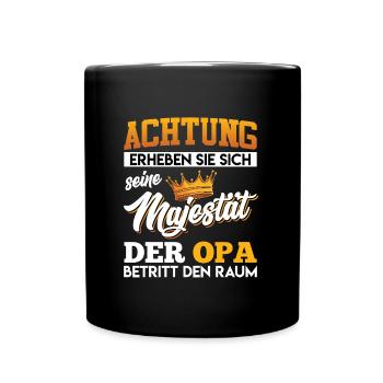 Opi ACHTUNG ERHEBEN SIE SICH MAJESTÄT DER - Tasse einfarbig - Schwarz - Vorne