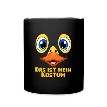 Karneval Party DAS IST MEIN KOSTÜM Lustiges - Tasse einfarbig - Schwarz - Vorne