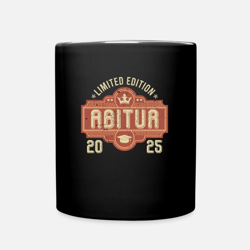 ABITUR 2025 LIMITED EDITION Abi Lustiges - Tasse einfarbig - Schwarz