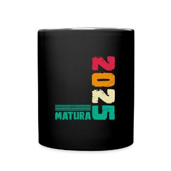 MATURA 2025 Maturanten Matura Abschluss Matura - Tasse einfarbig - Schwarz - Vorne