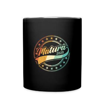MATURA 2025 Maturanten Matura Abschluss Matura - Tasse einfarbig - Schwarz - Vorne