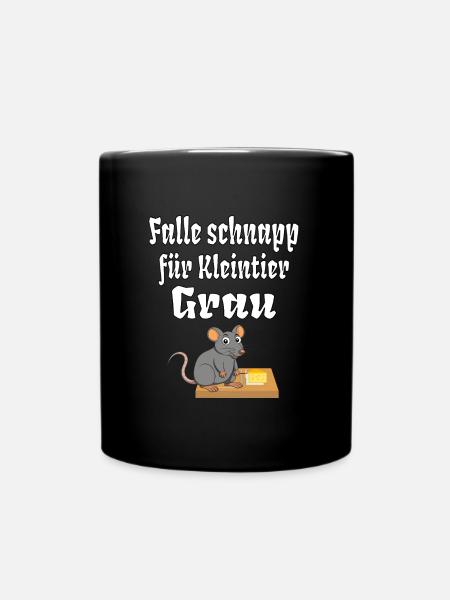 Effektive Kleintier falle Grau Tierfang Maus Ratte - Tasse einfarbig - Schwarz