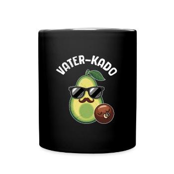 Vaterschaft VATER-KADO Bald Papa Lustiges - Tasse einfarbig - Schwarz - Vorne